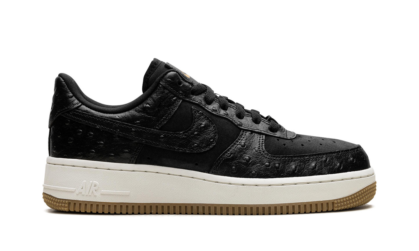 Air Force 1 Low '07 WMNS "Black Ostrich"