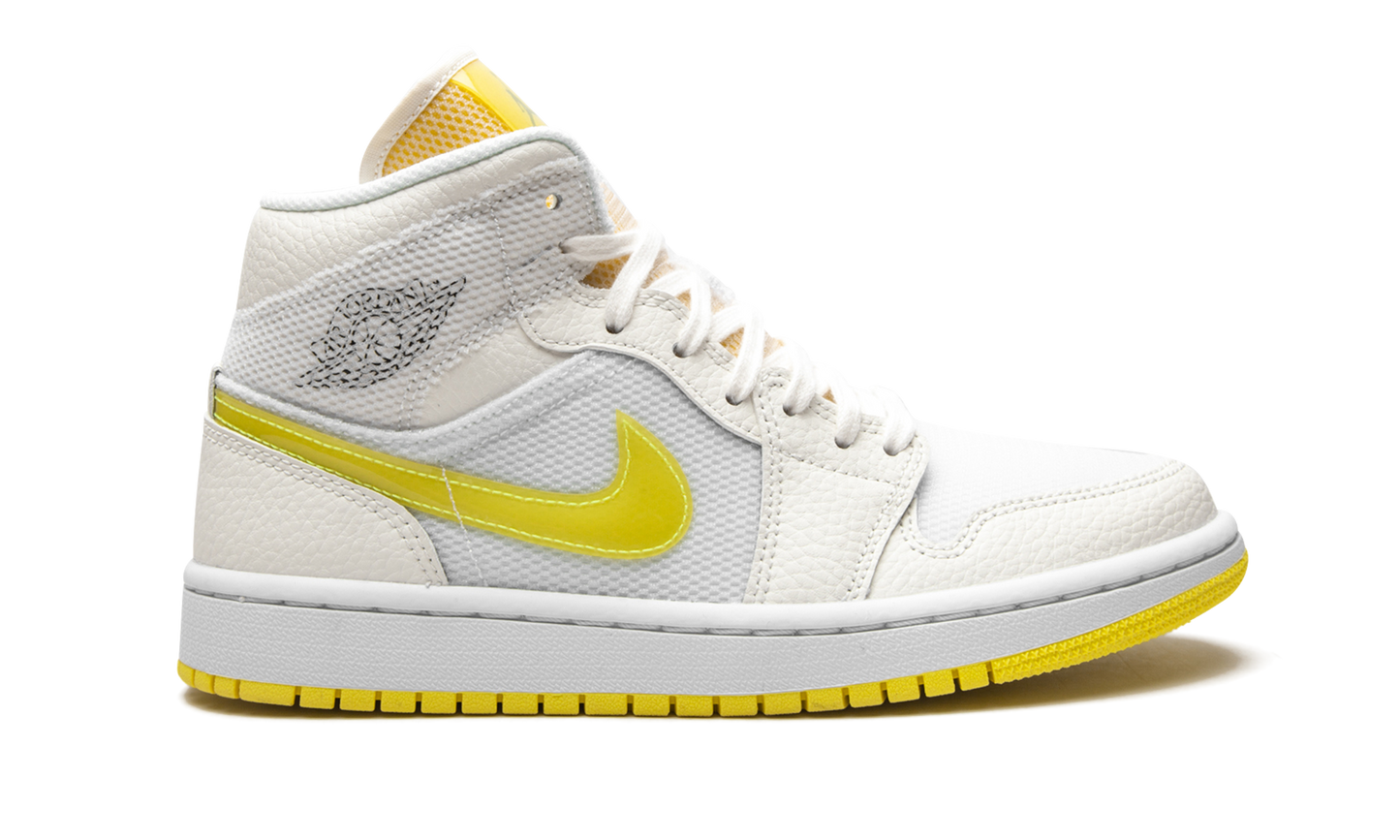 AIR JORDAN 1 MID SE WMNS "Voltage Yellow"