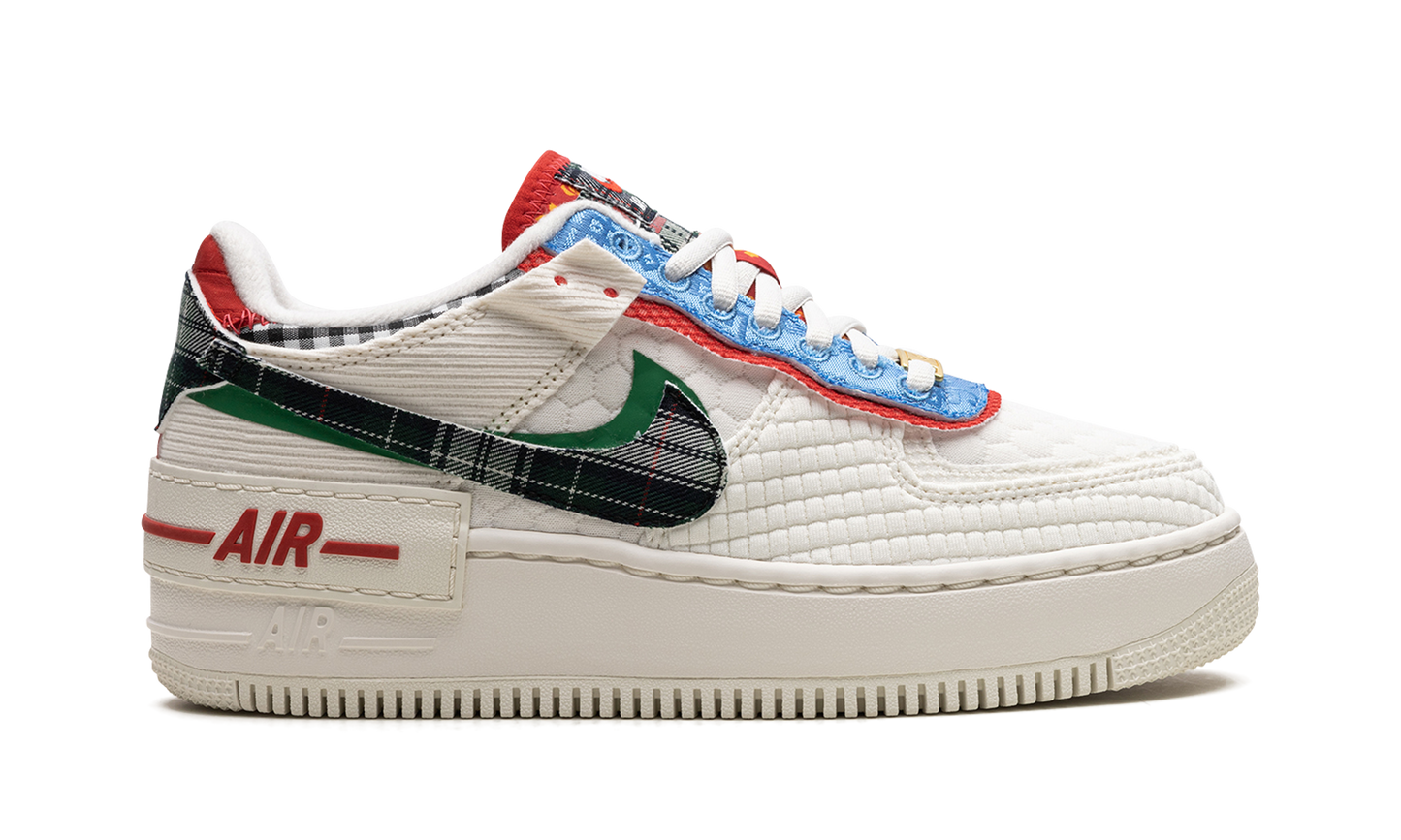 NIKE AIR FORCE 1 SHADO WMNS "Multi-Material"