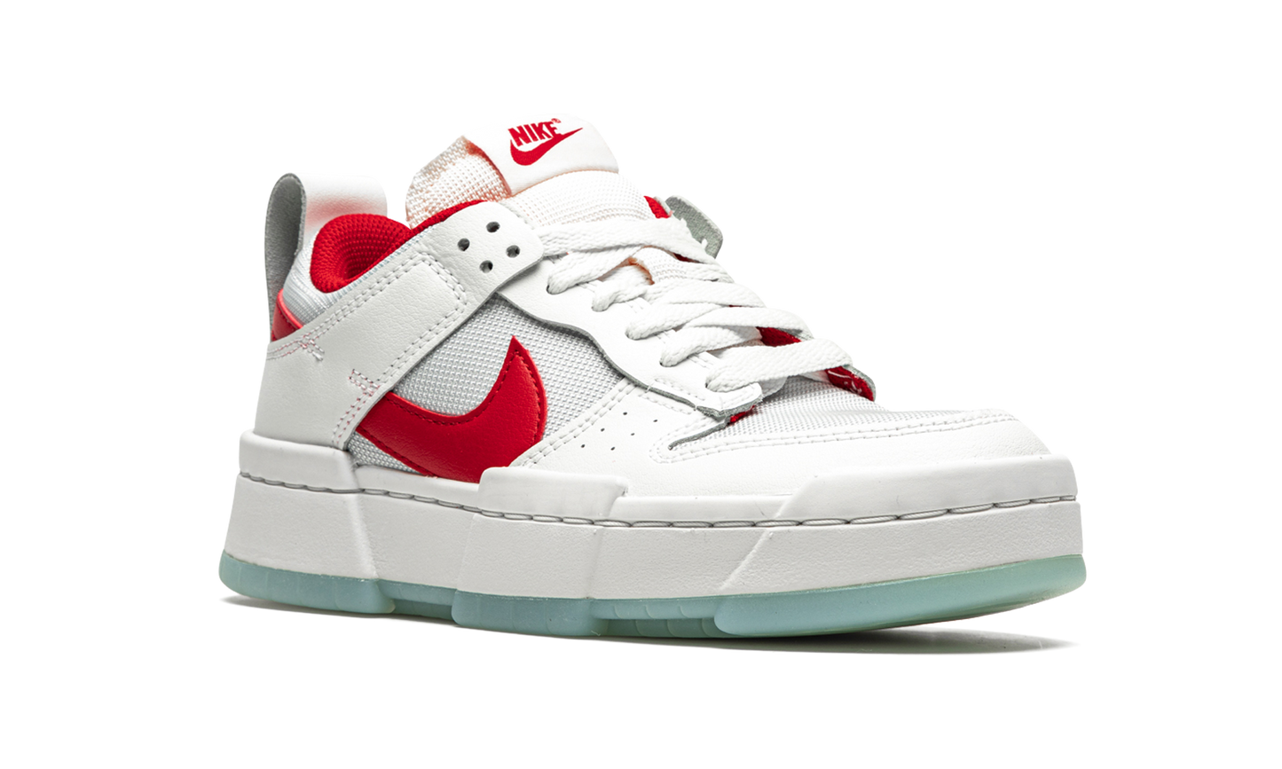 DUNK LO DISRUPT WMNS "Summit White / Gym Red"