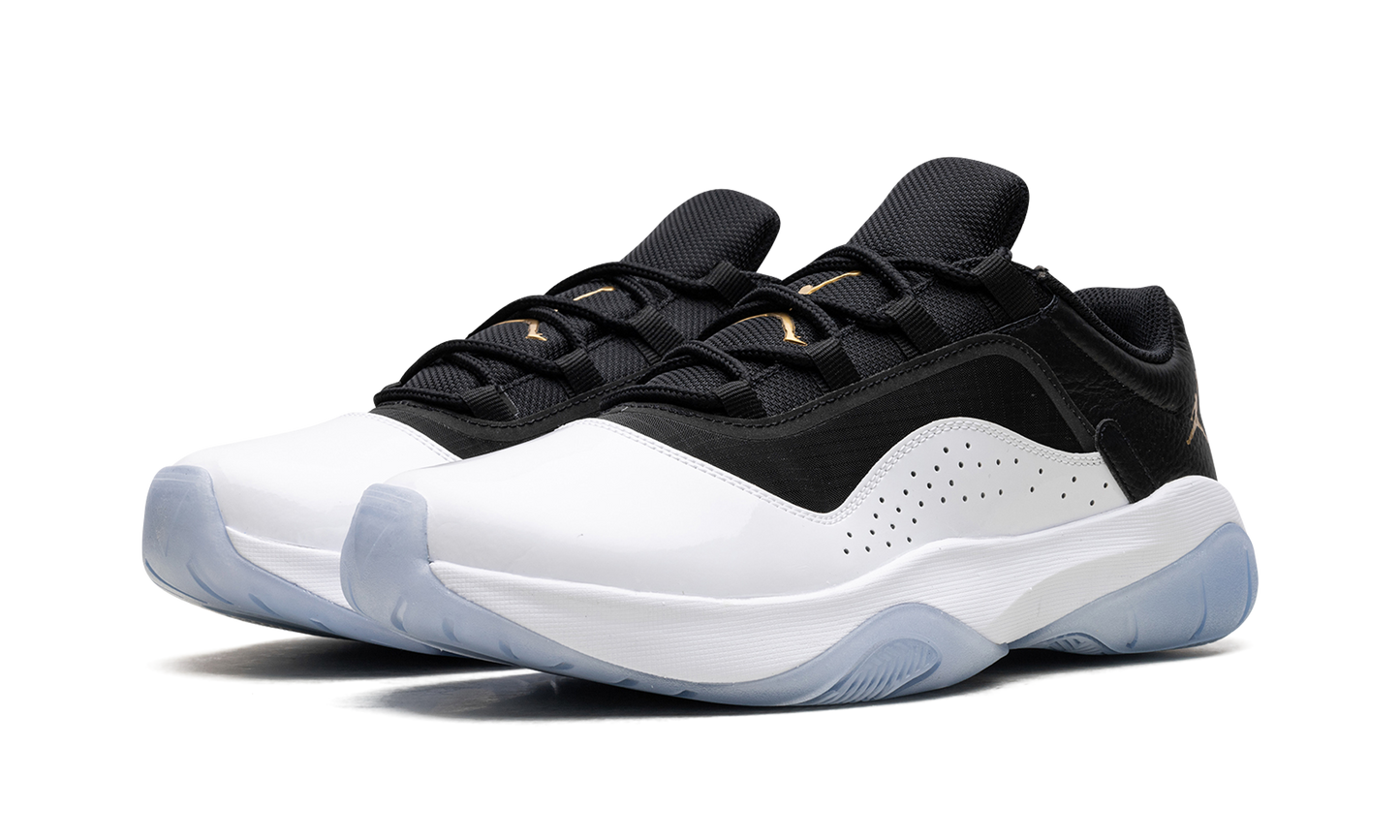 Air Jordan RETRO 11 CMFT LOW "BLACK WHITE GOLD"