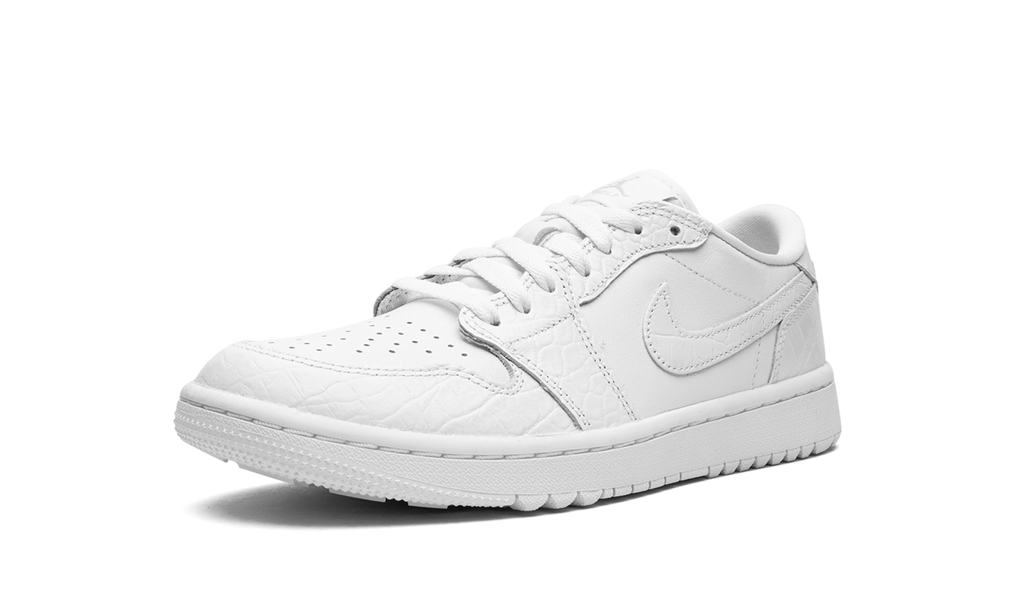 Air Jordan 1 Retro Low Golf "White Croc"