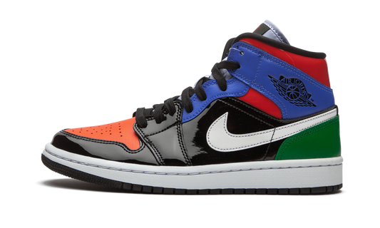 AIR JORDAN 1 MID SE WMNS "Multicolor Patent"