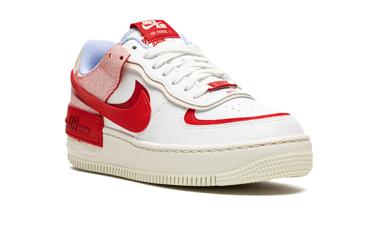 AIR FORCE 1 LO SHADO MNS WMNS "Red Cracked Leather"