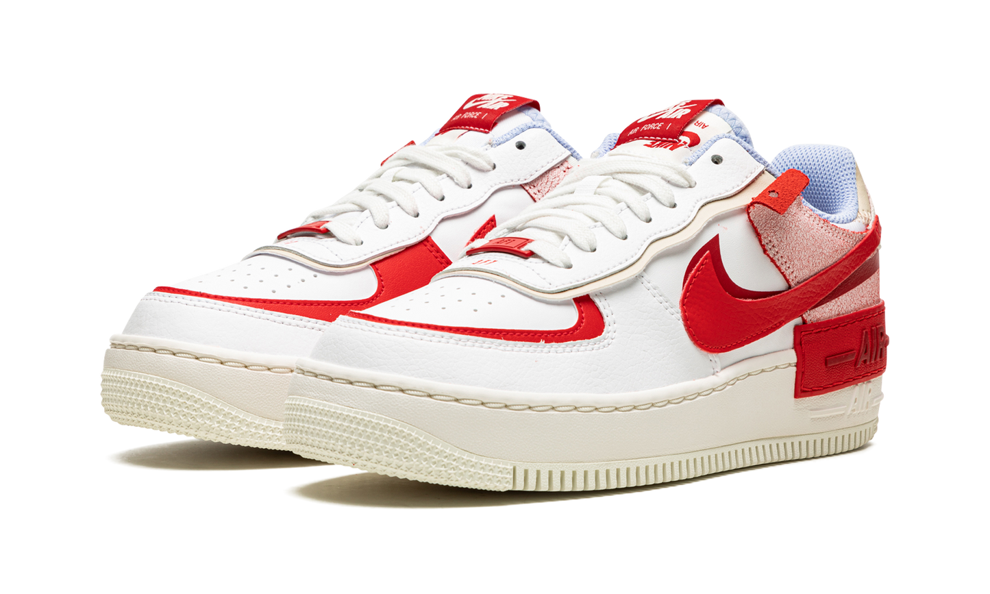 AIR FORCE 1 LO SHADO MNS WMNS "Red Cracked Leather"