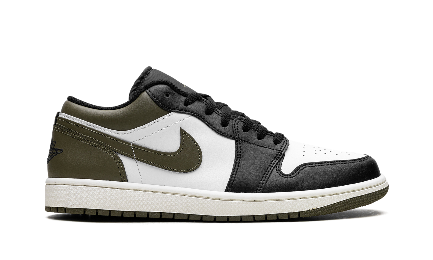 Air Jordan 1 Low "Black Toe Medium Olive"