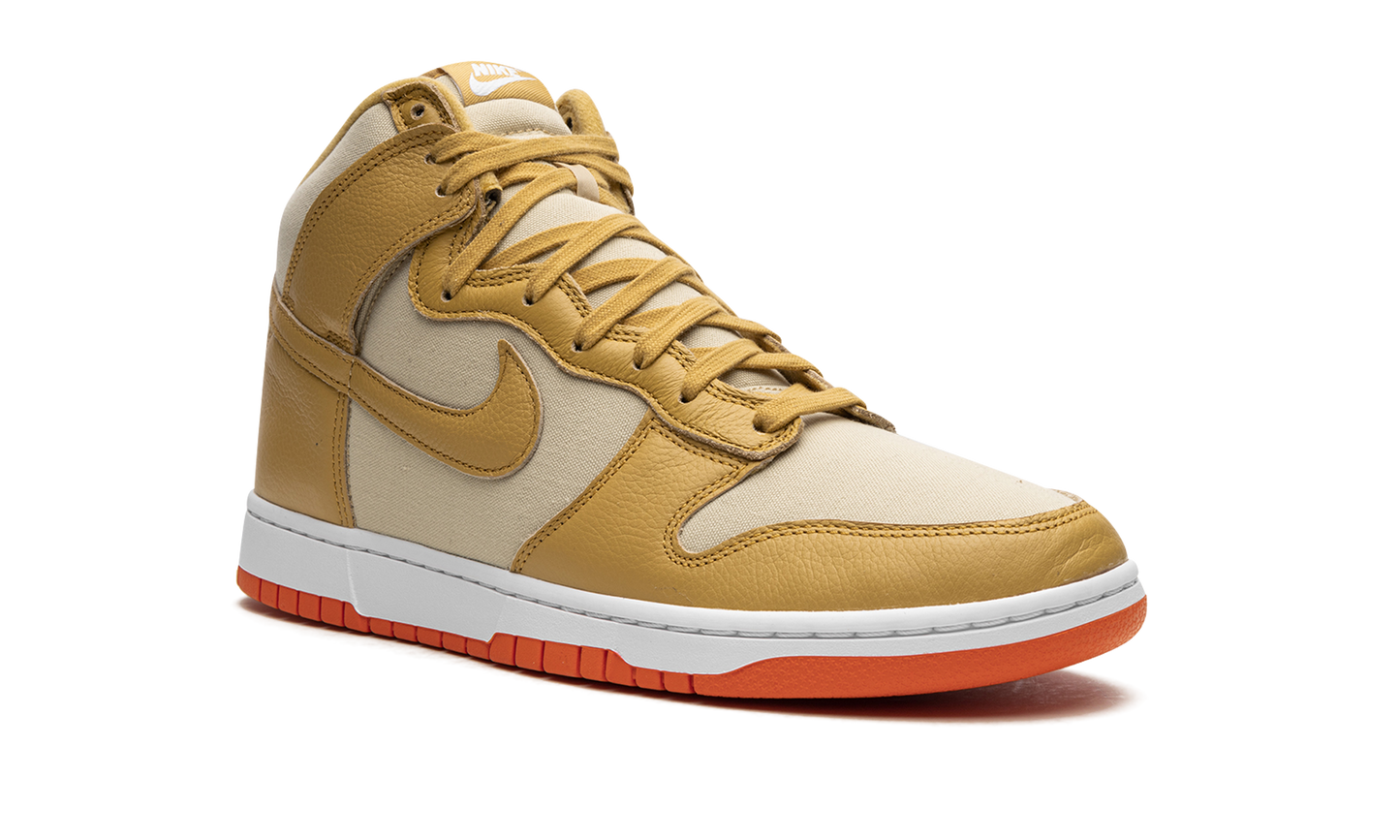 Dunk High "Gold Canvas"
