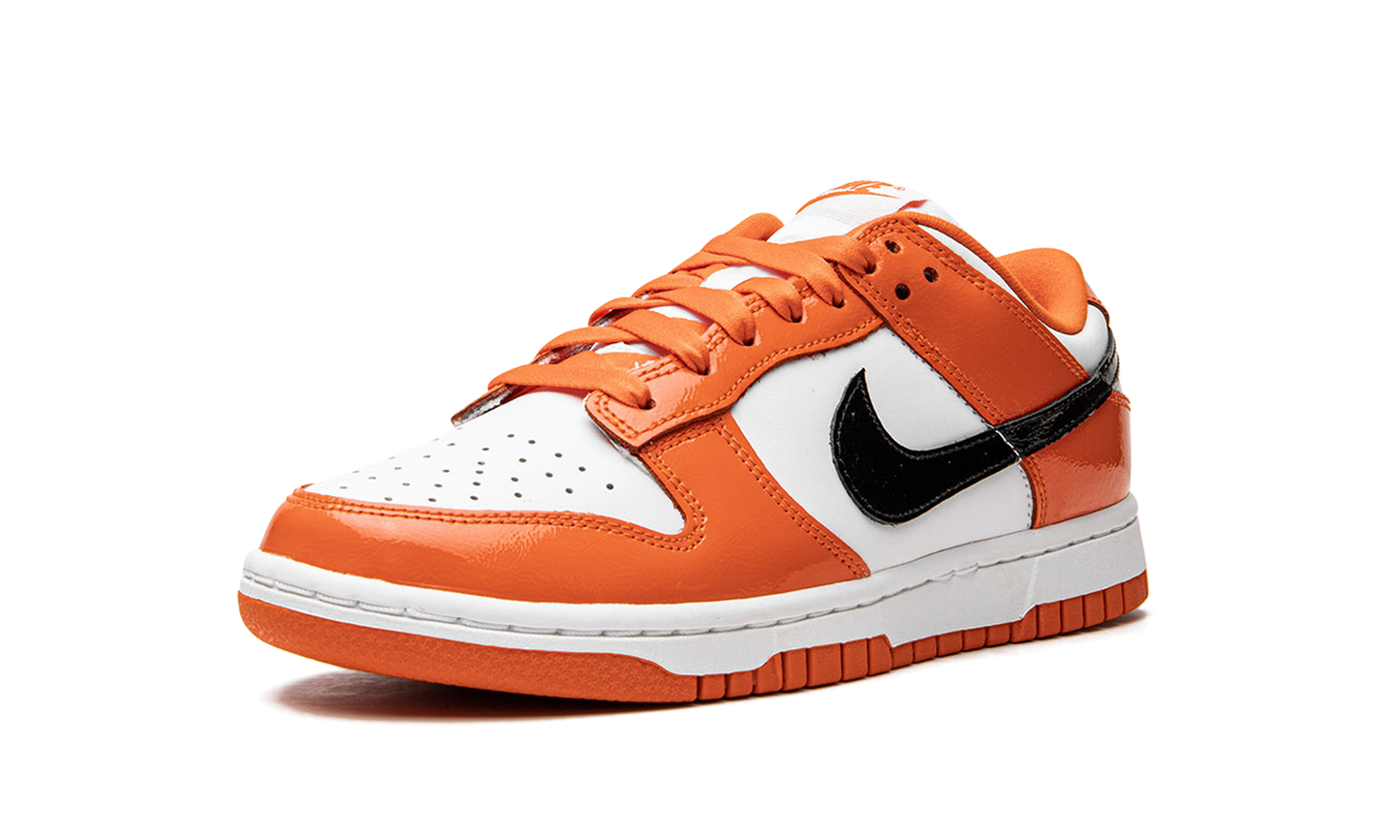DUNK LO MNS WMNS "Orange / Black Patent Leather"