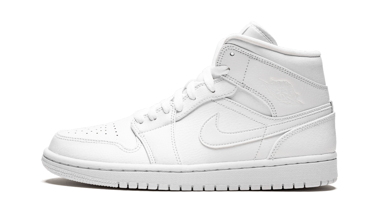Air Jordan 1 Mid "Triple White"