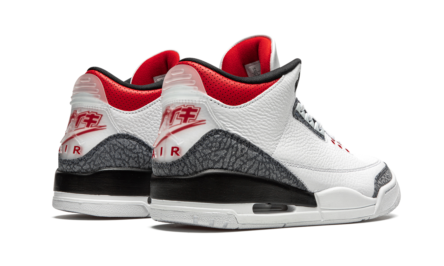 Air Jordan 3 Retro SE-T Denim "Japan Exclusive - Fire Red"