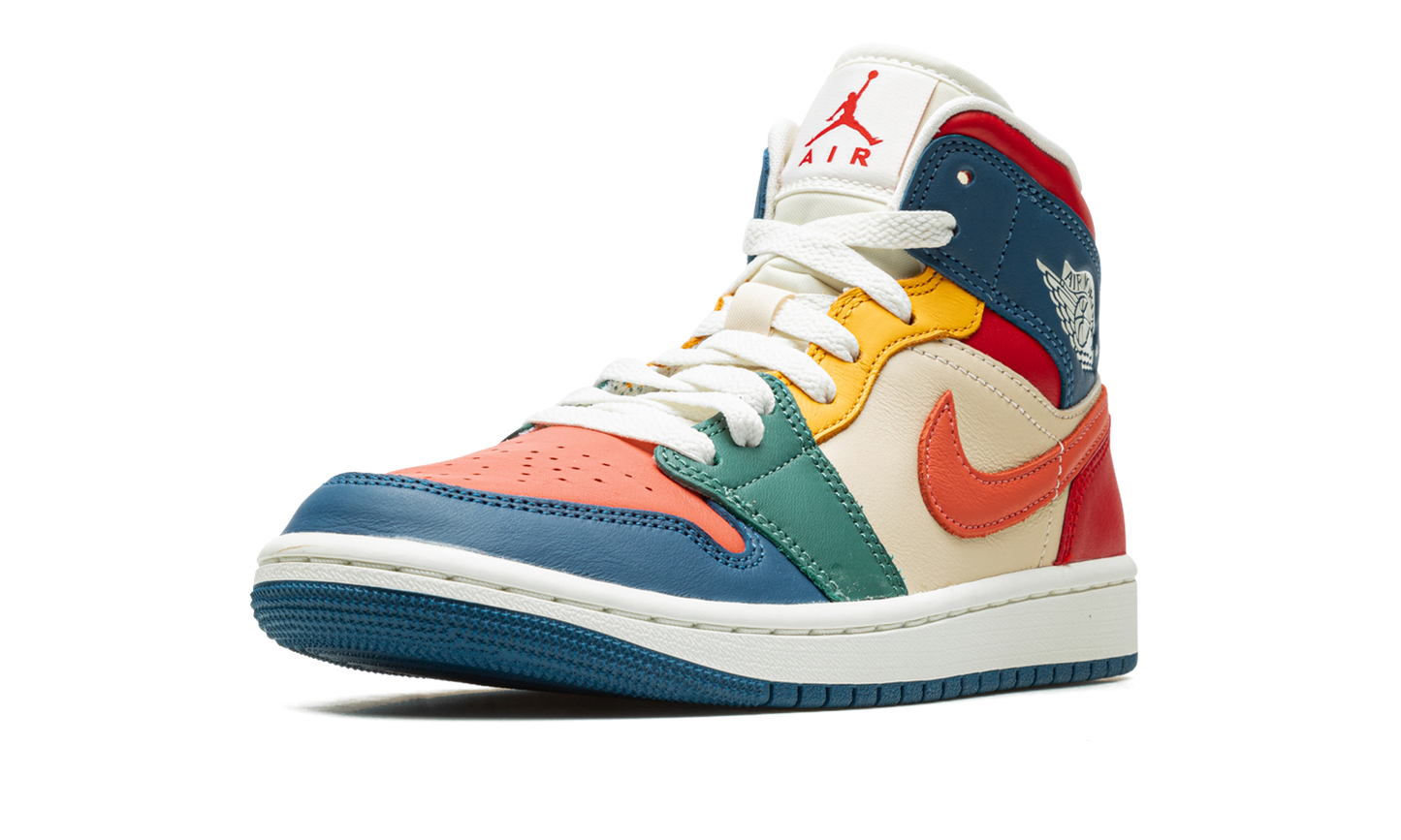 AIR JORDAN 1 MID SE WMNS "Multi-Color"