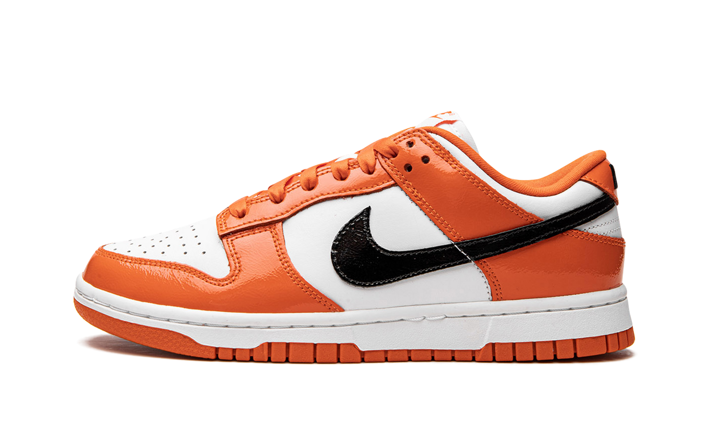 DUNK LO MNS WMNS "Orange / Black Patent Leather"