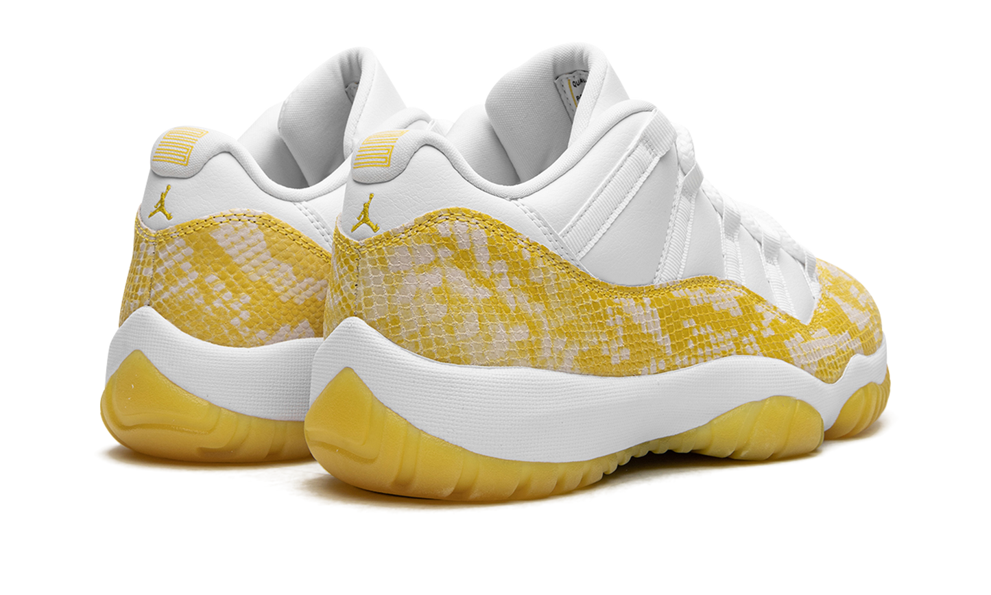 AIR JORDAN 11 LOW WMNS "Yellow Snakeskin"