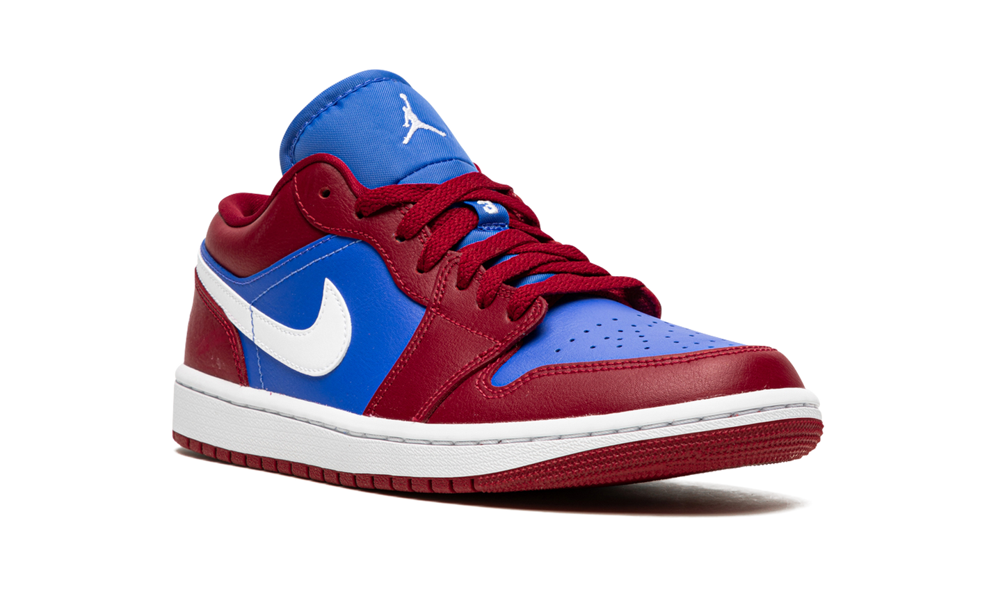 AIR JORDAN 1 LO WMNS "Pomegranate / Medium Blue"