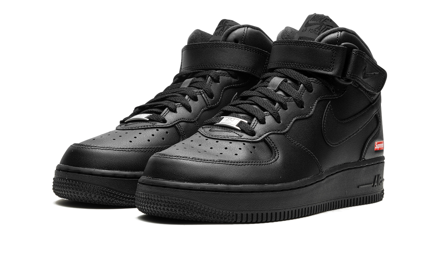 Air Force 1 Mid "Supreme - Mini Box Logo Black"