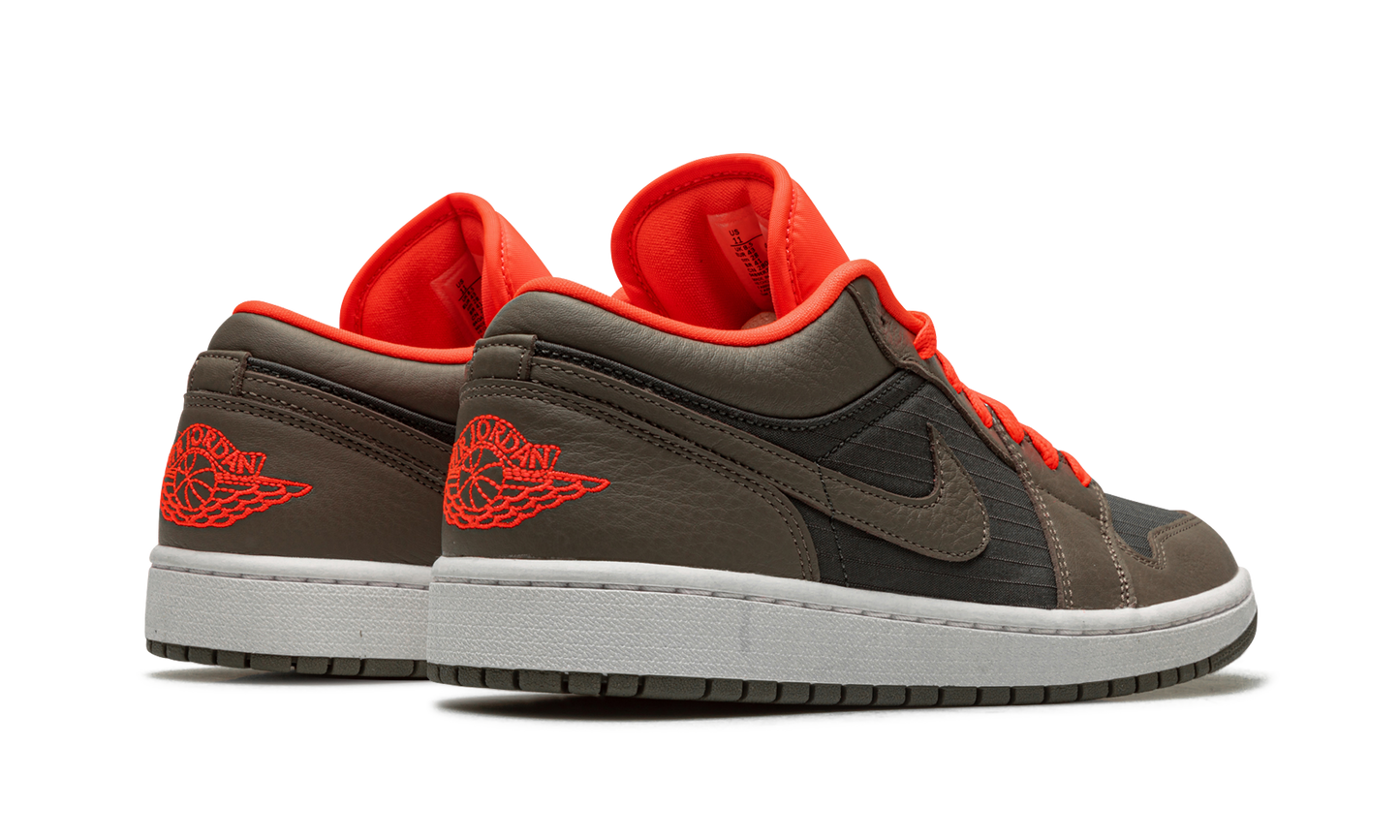 AIR JORDAN 1 LO SE WMNS "Black / Olive/ Bright Crimson"