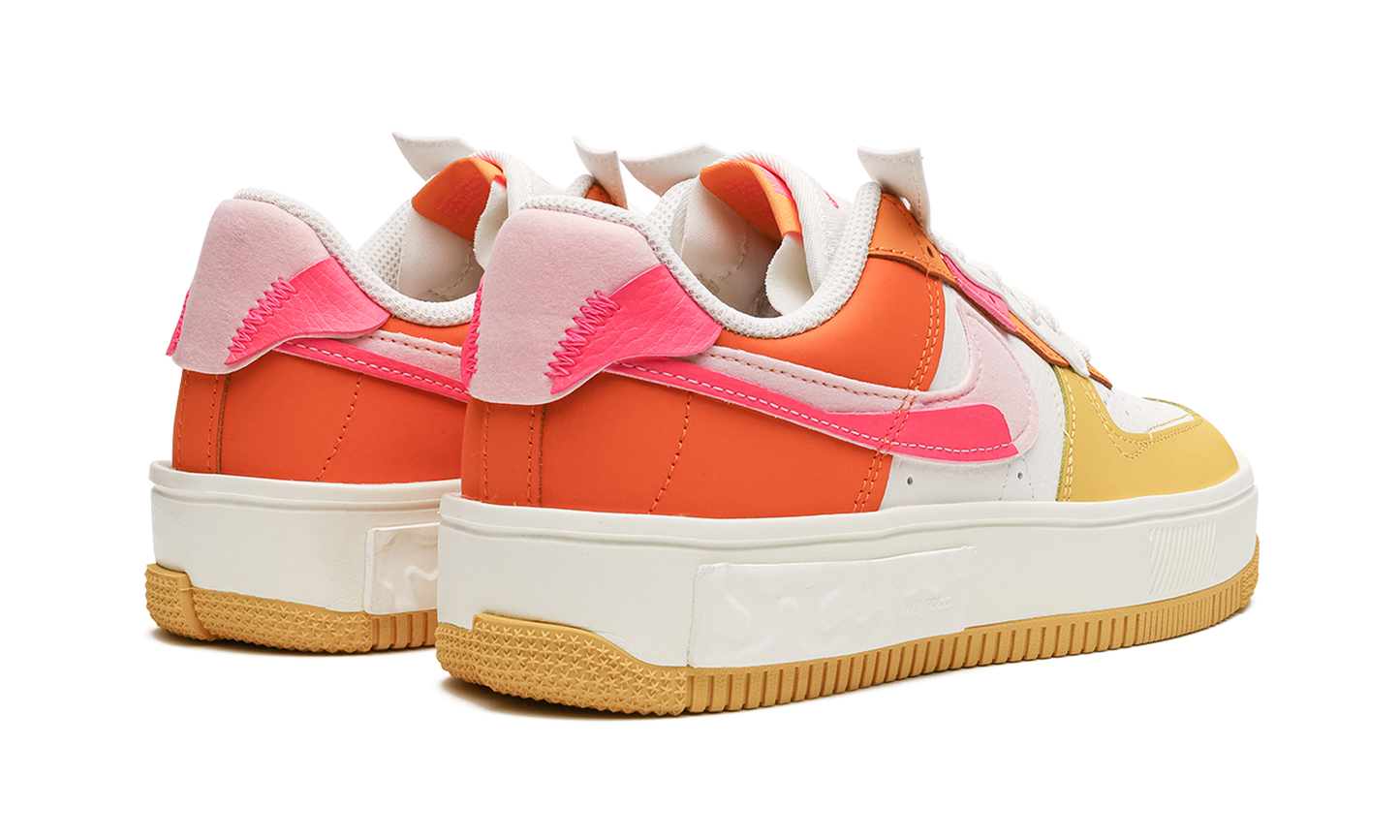 AIR FORCE 1 FONTANKA MNS WMNS "Summit White/Solar Flare/Medium Soft Pink/Hyper Pink"