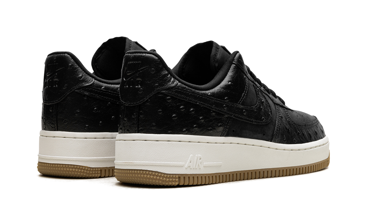 Air Force 1 Low '07 WMNS "Black Ostrich"