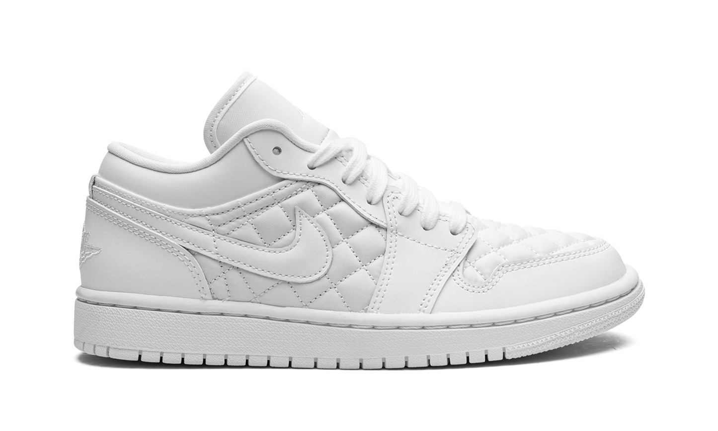 AIR JORDAN 1 LO QUILTED WMNS "Quilted White"