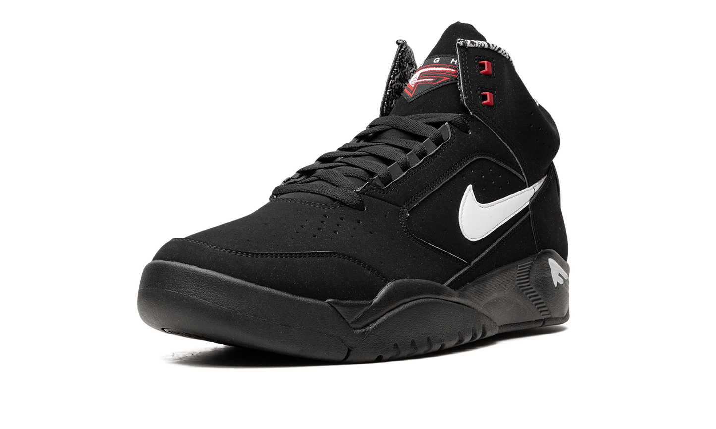 Air Flight Lite Mid "Black White Varsity Red"