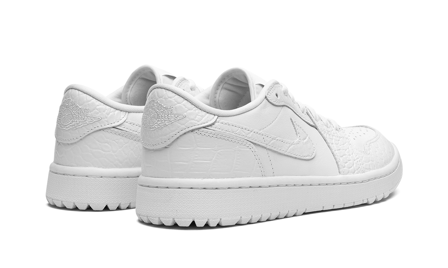Air Jordan 1 Retro Low Golf "White Croc"