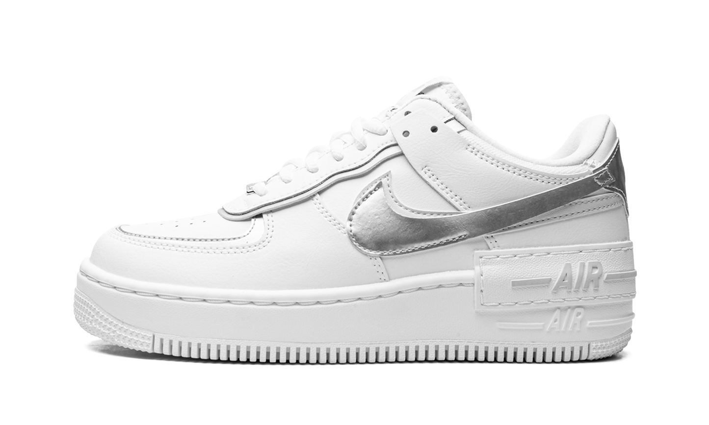AF1 SHADO MNS WMNS "White Metallic Silver"