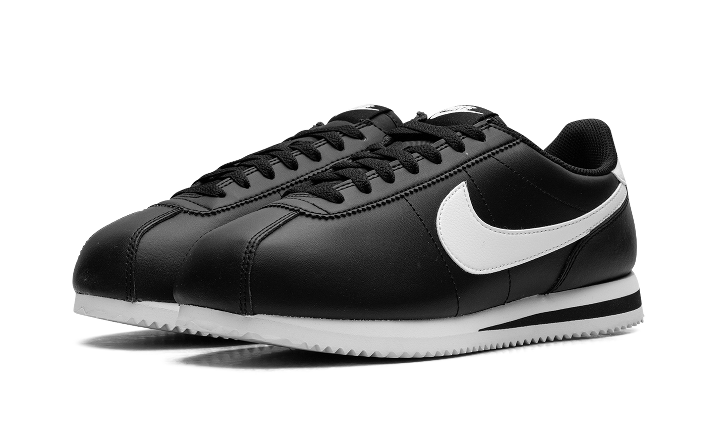 Cortez Leather WMNS "Black White"