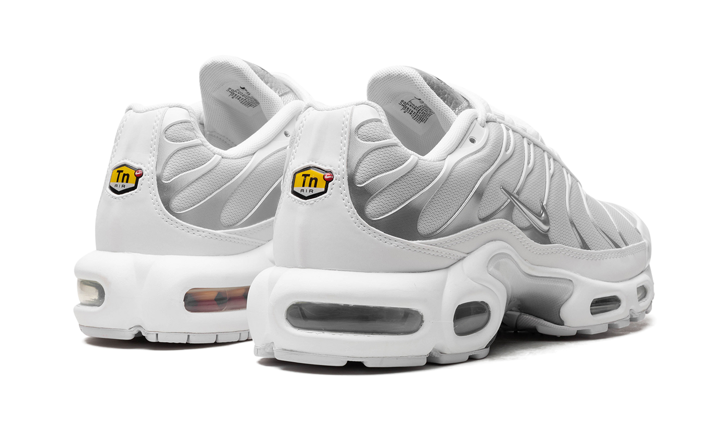 AIR MAX PLUS WMNS "White / Metallic Silver"