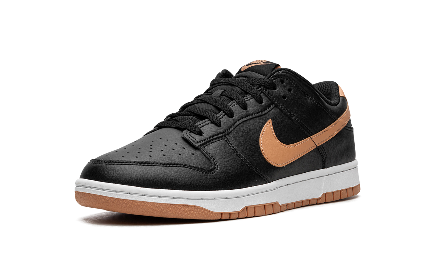 Dunk Low "Black / Amber Brown"