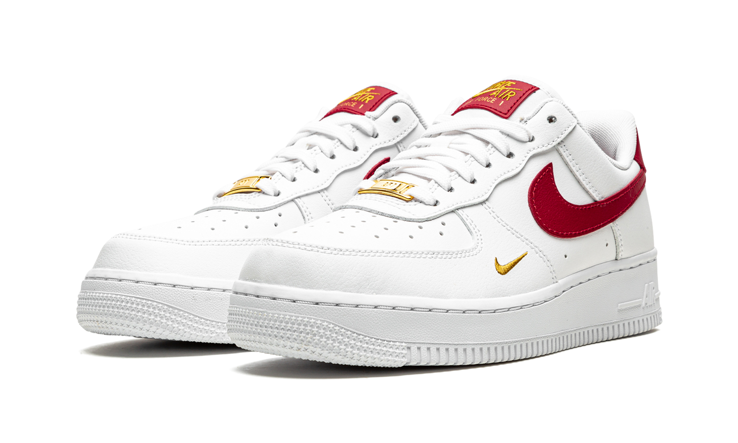 AIR FORCE 1 LO ESSENTIAL MNS WMNS "White / Gym Red"
