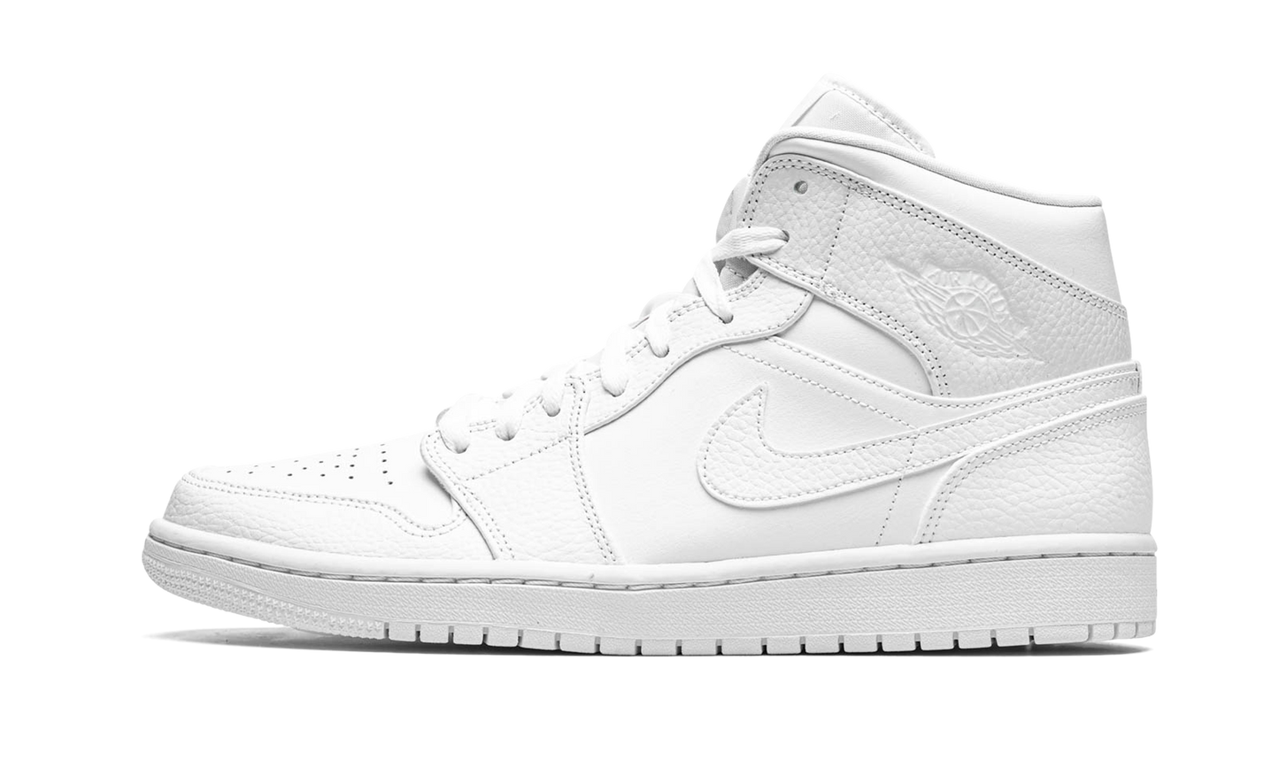 Air Jordan 1 Mid "Triple White"
