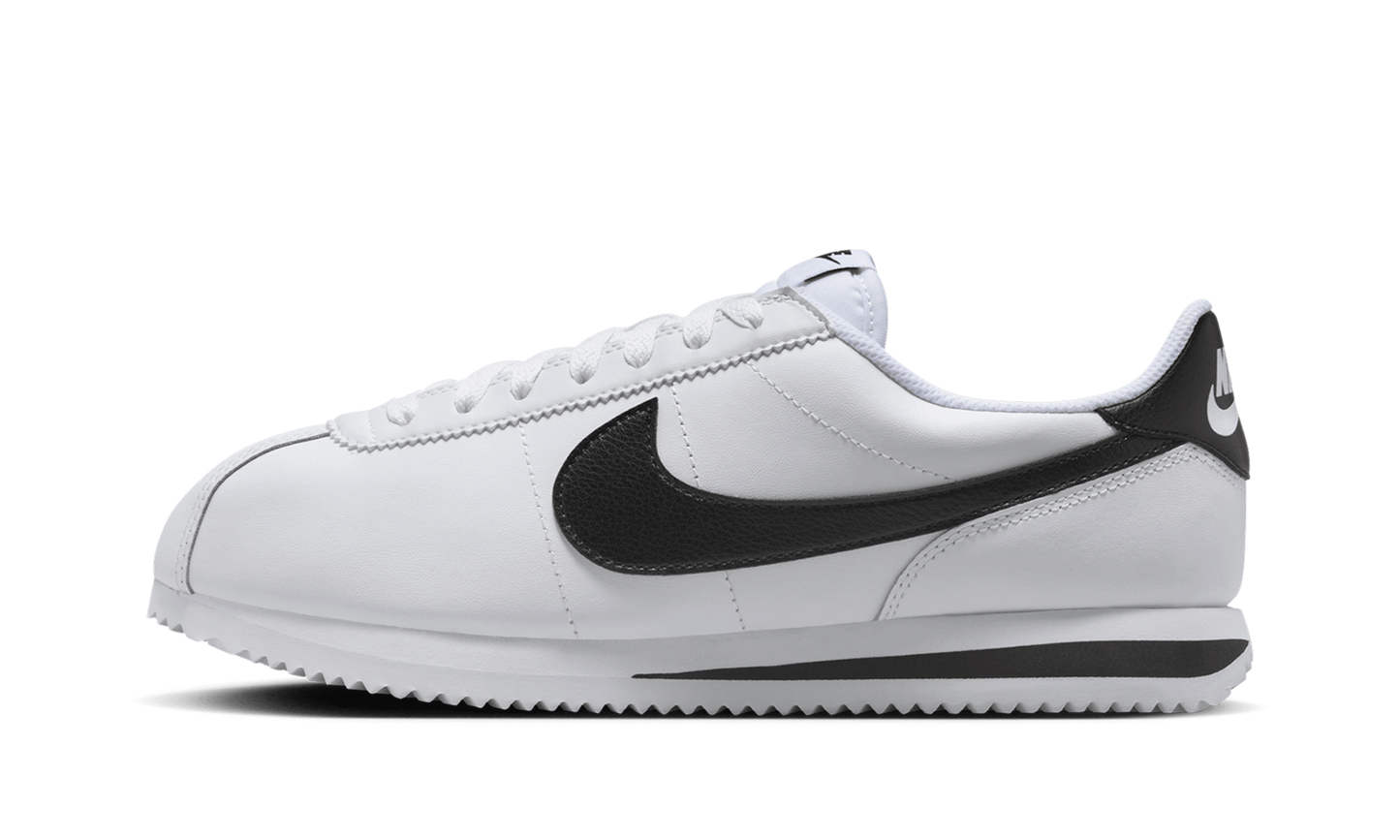 W Cortez Leather WMNS "White Black"