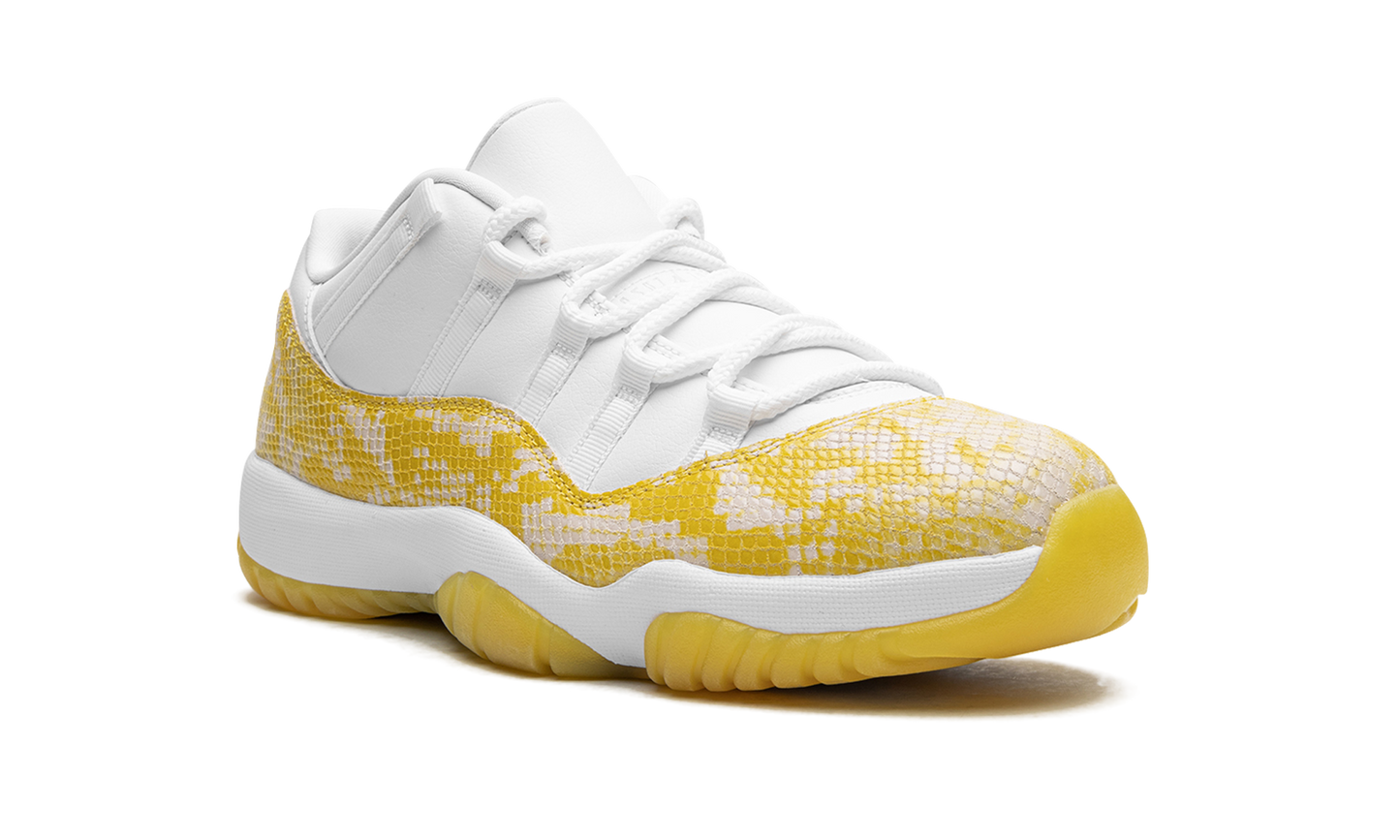 AIR JORDAN 11 LOW WMNS "Yellow Snakeskin"