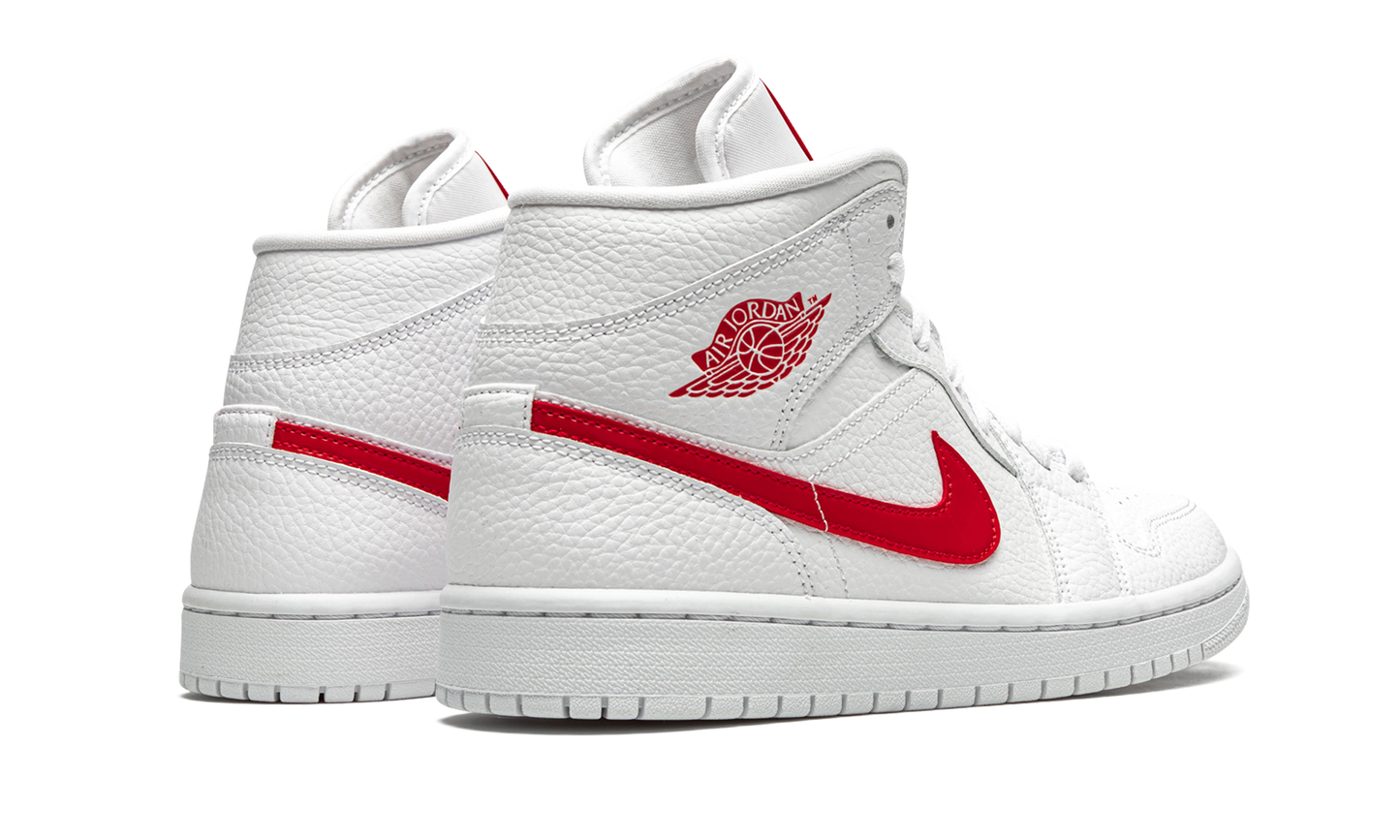 AIR JORDAN 1 MID WMNS "University Red"