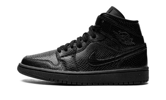 AIR JORDAN 1 MID WMNS "Black Snakeskin"