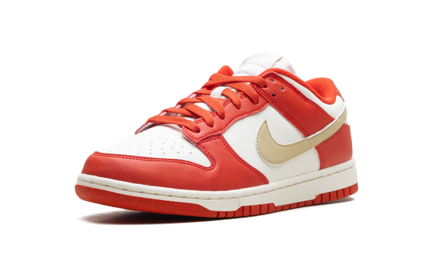 Dunk Low Next Nature WMNS "Light Crimson Team Gold"