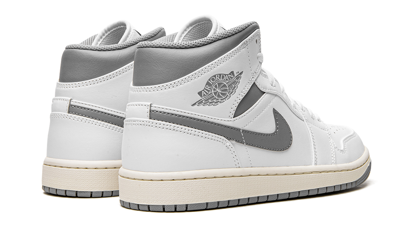 Air Jordan 1 Mid "White / Stealth Grey"