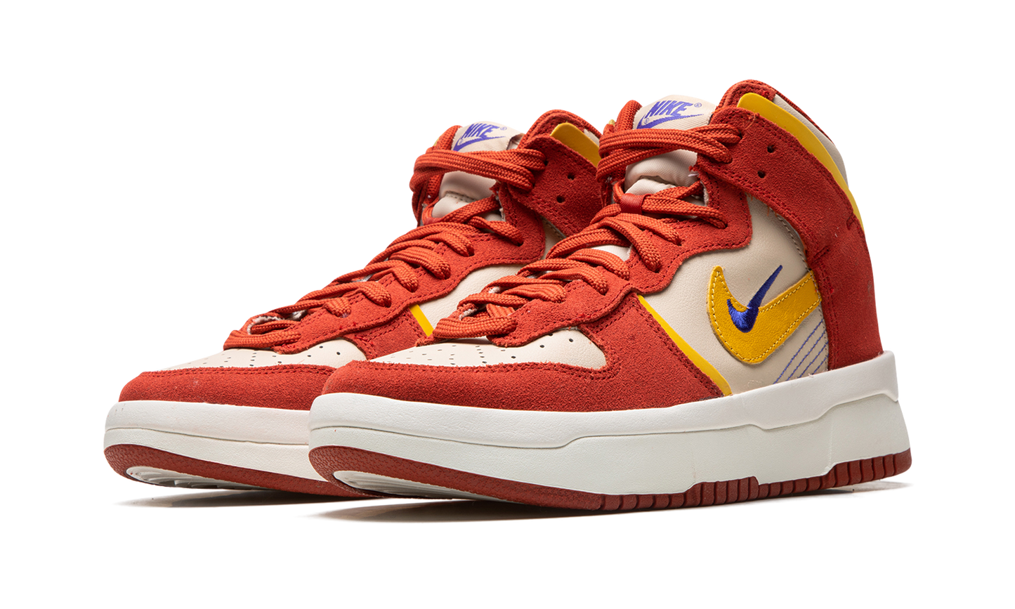 DUNK HIGH UP MNS WMNS "Dark Orange University Gold"