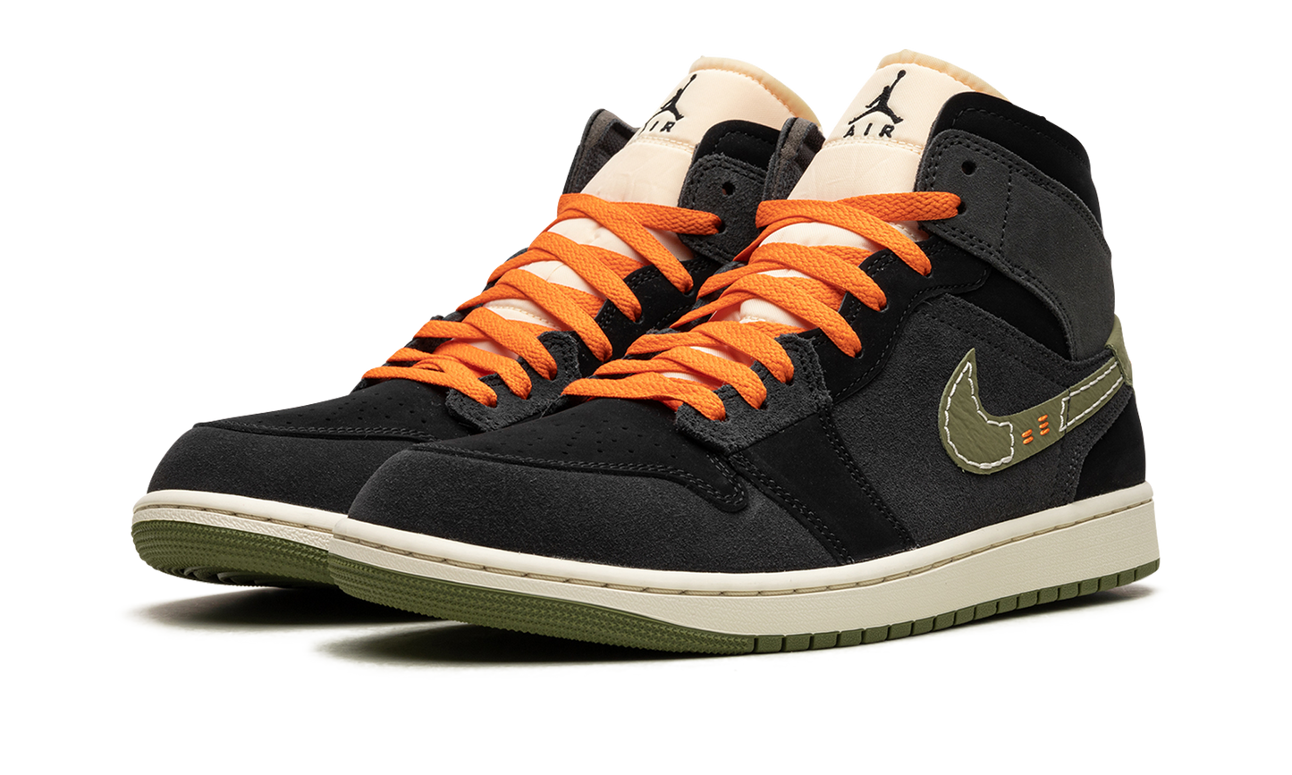 Air Jordan 1 Mid SE Craft "Anthracite Light Olive"