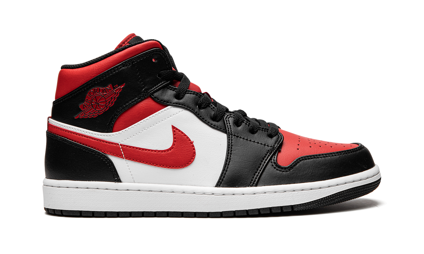 Air Jordan 1 Mid "Bred Toe"