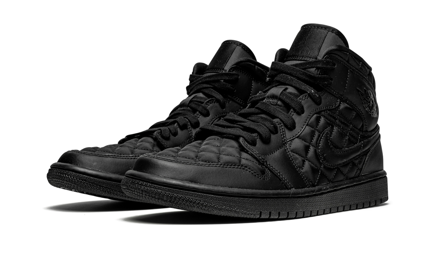AIR JORDAN 1 MID QUILTED WMNS "Black"