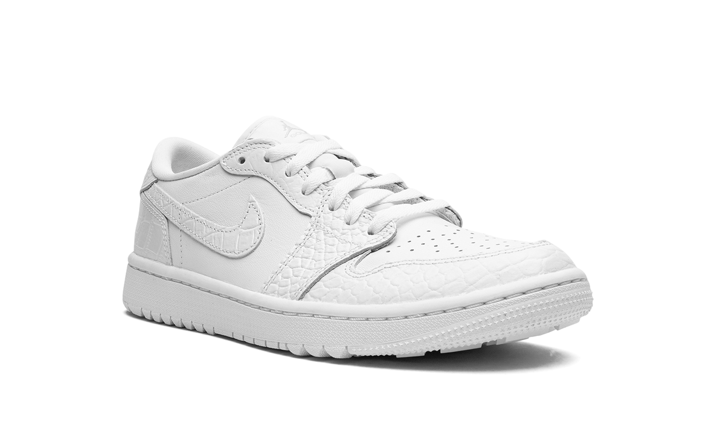 Air Jordan 1 Retro Low Golf "White Croc"