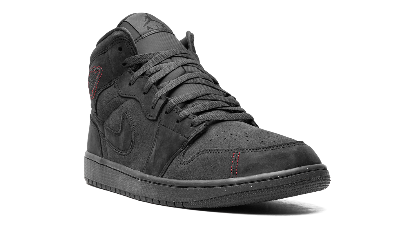 Air Jordan 1 Mid SE Craft "Dark Smoke Red"
