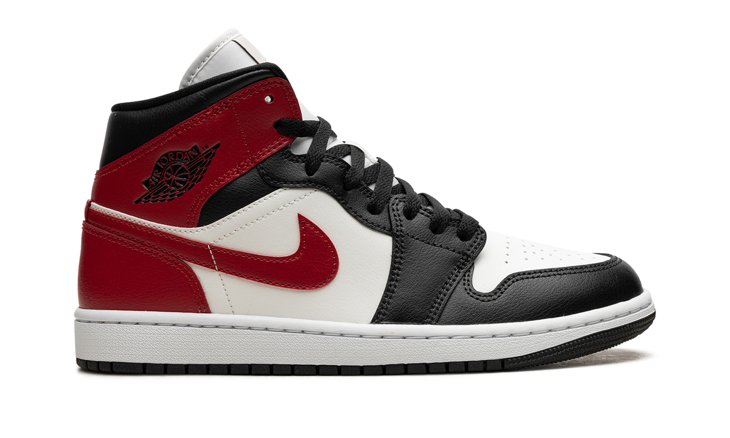 AIR JORDAN 1 MID WMNS "Black Toe"