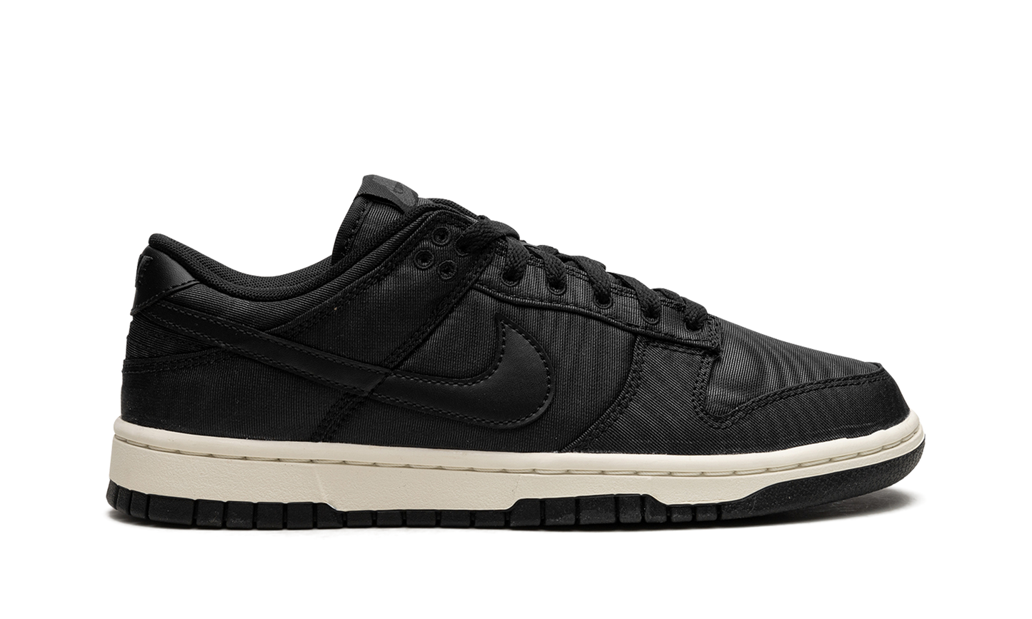 Dunk Low Retro PRM "Black Canvas"