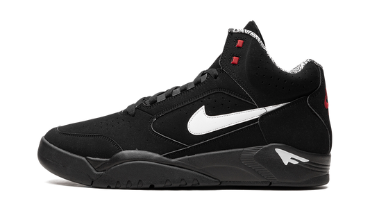 Air Flight Lite Mid "Black White Varsity Red"