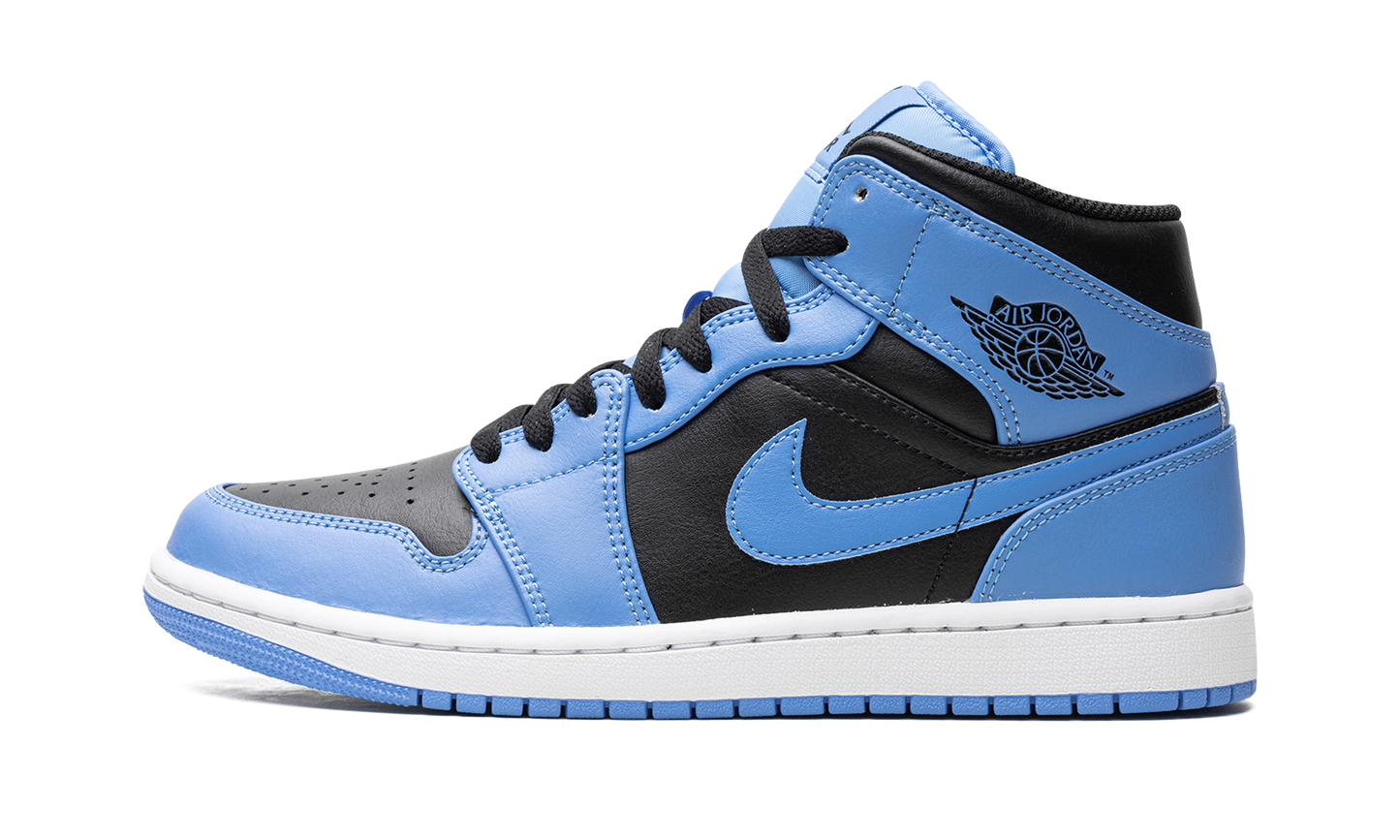 Air Jordan 1 Mid "University Blue Black"
