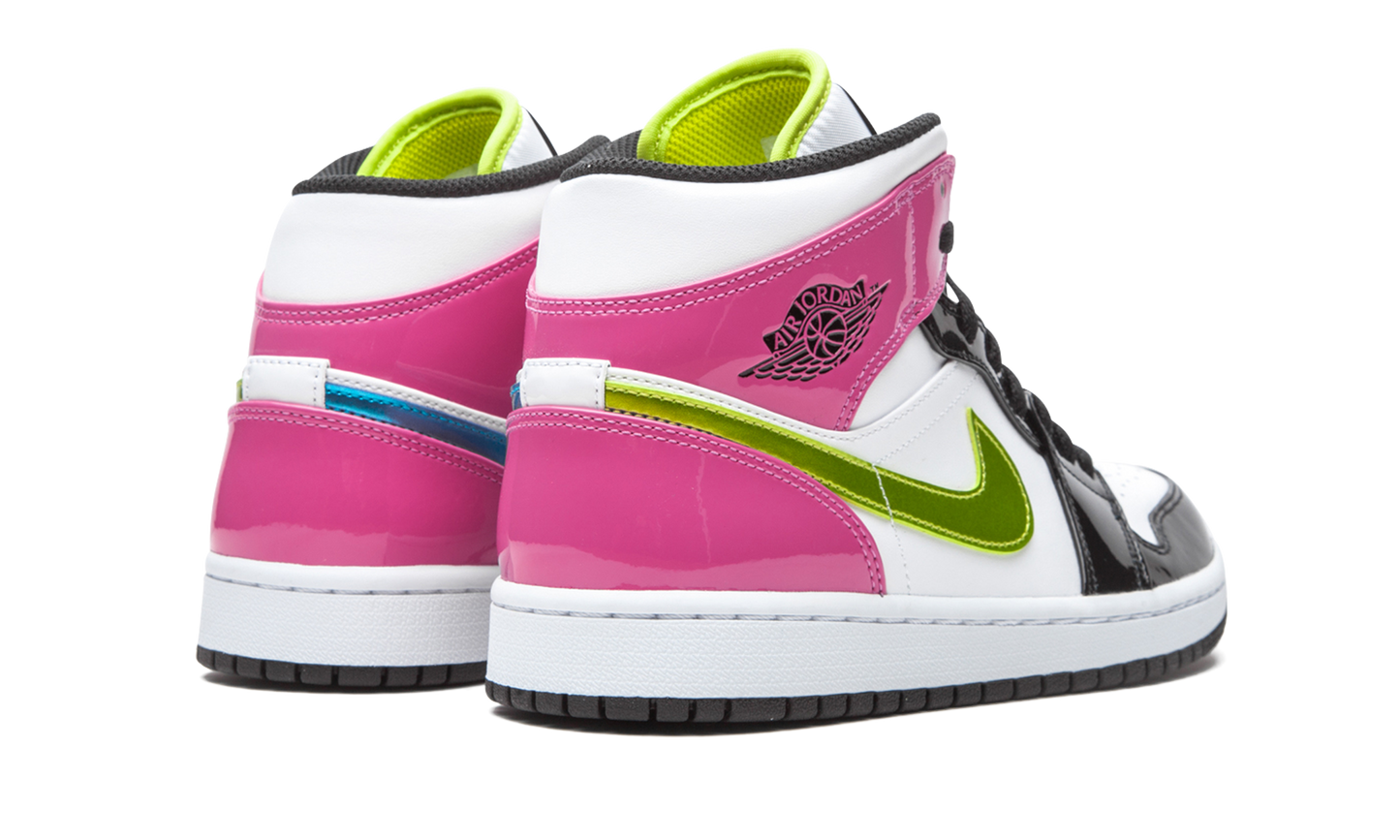 Air Jordan 1 Mid SE "Cyber / Active Fuchsia"