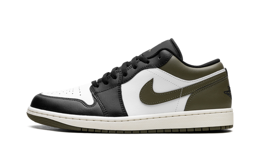 Air Jordan 1 Low "Black Toe Medium Olive"