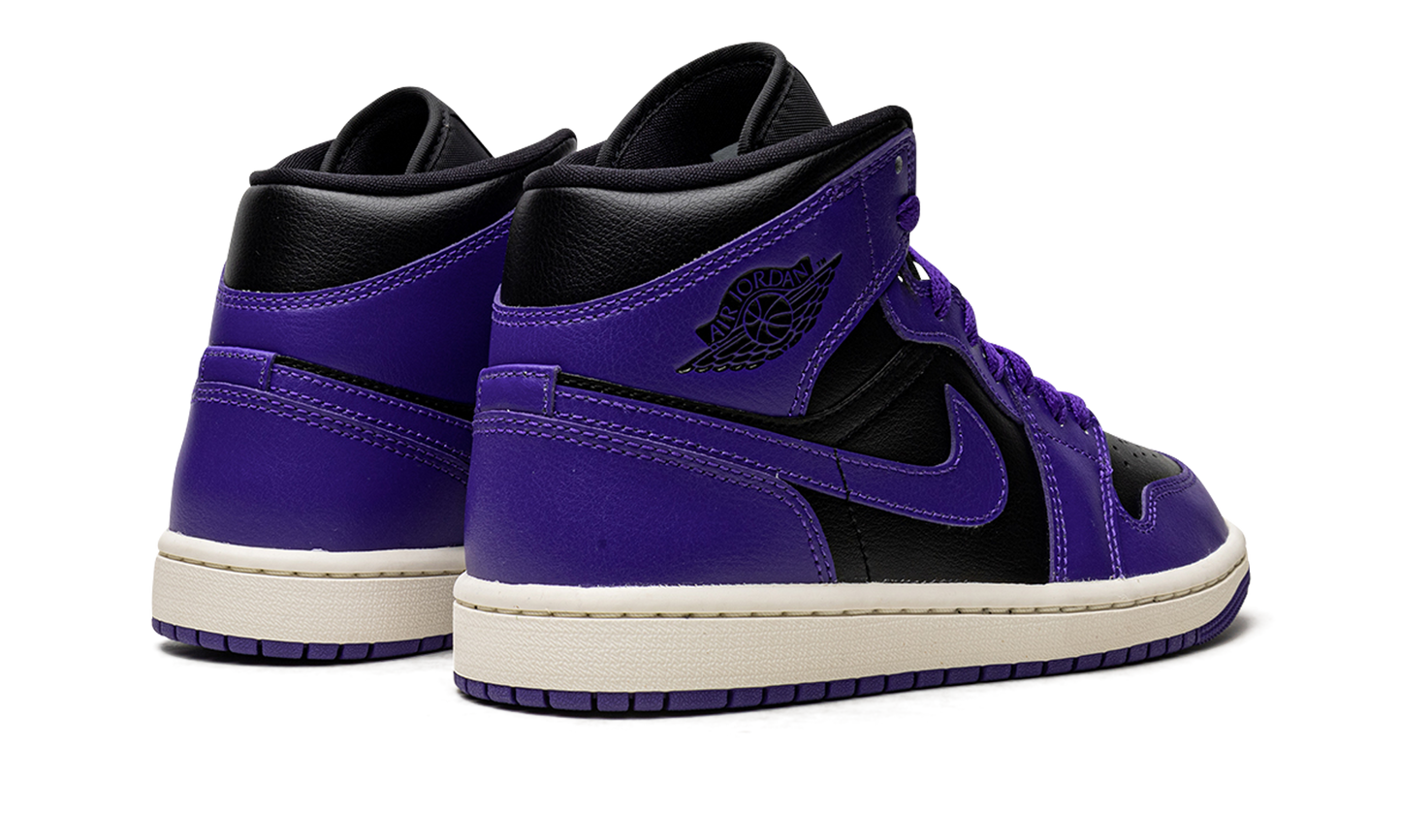 JORDAN 1 MID WMNS "Black/Purple"